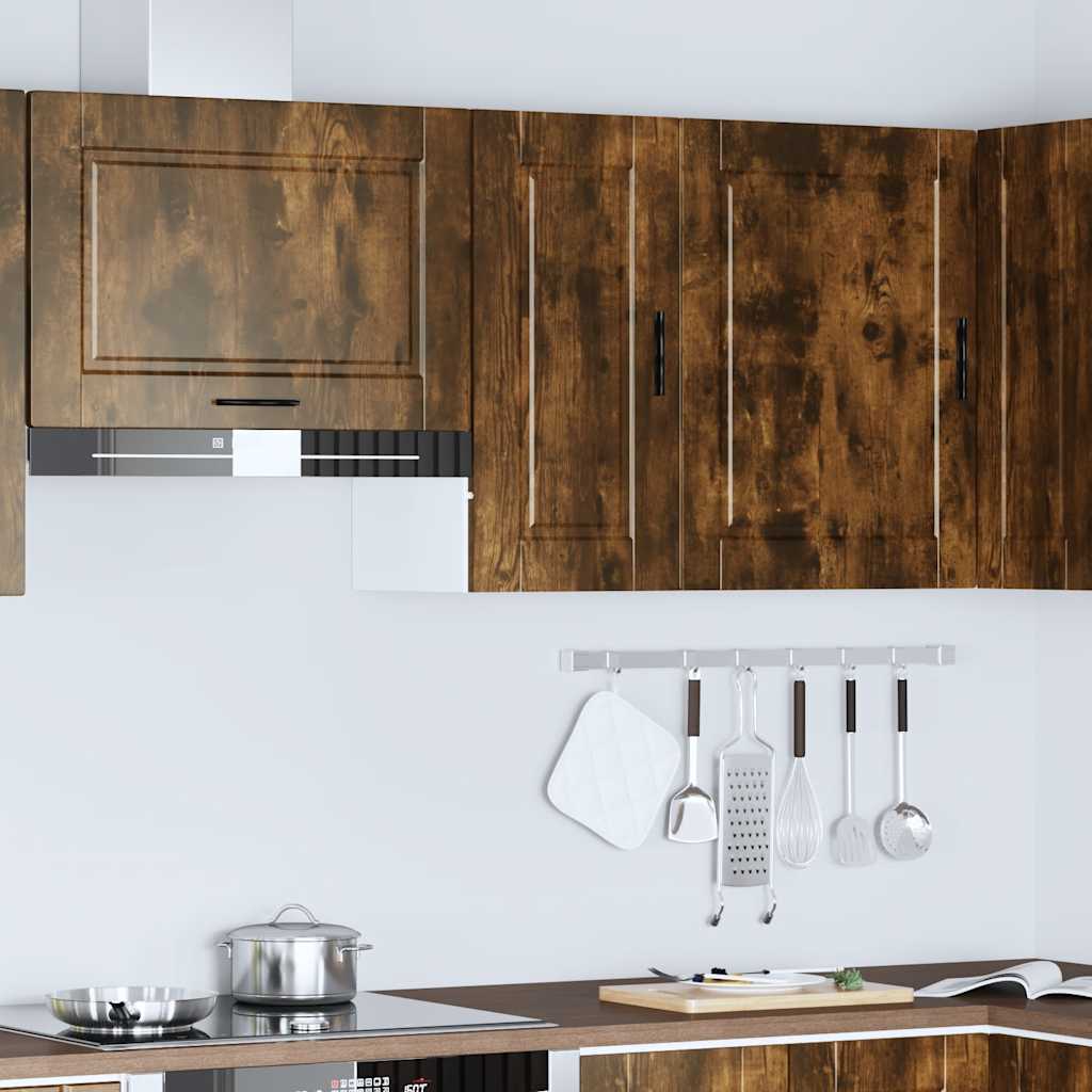 Vidaxl keukenbovenkast porto bewerkt hout gerookt eikenkleurig