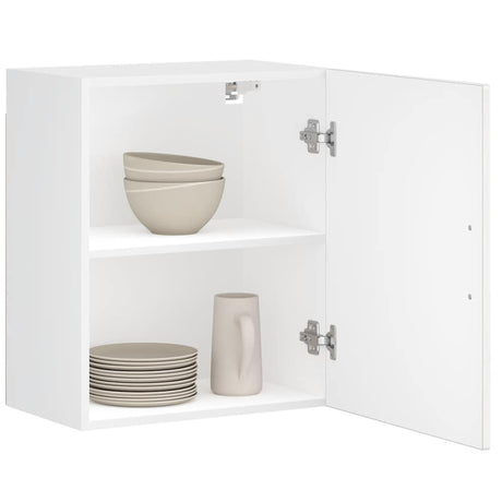 Vidaxl keukenbovenkasten 2 st porto bewerkt hout hoogglans wit