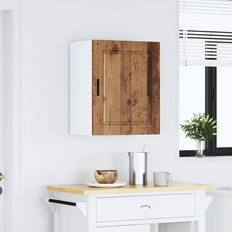 Vidaxl keukenbovenkast porto bewerkt hout oud houtkleurig
