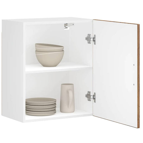 Vidaxl keukenbovenkasten 2 st porto bewerkt hout oud houtkleurig