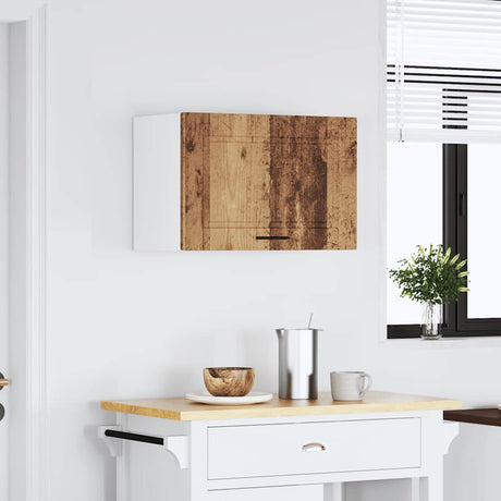 Vidaxl keukenbovenkast porto bewerkt hout oud houtkleurig