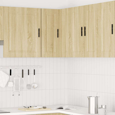 Vidaxl keuken hoekkast porto bewerkt hout sonoma eikenkleurig