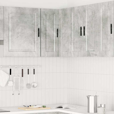Vidaxl keuken hoekkast porto bewerkt hout betongrijs
