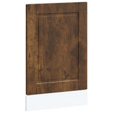Vidaxl vaatwaspaneel porto 45x1,5x57 cm bewerkt hout gerookt eiken