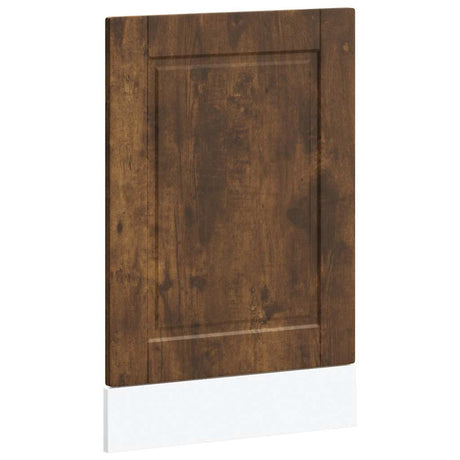 Vidaxl vaatwaspaneel porto 45x1,5x57 cm bewerkt hout gerookt eiken