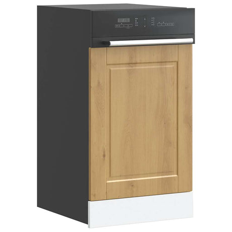 Vidaxl vaatwaspaneel porto 45x1,5x57 cm bewerkt hout artisanaal eiken