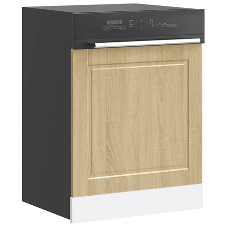 Vidaxl vaatwaspaneel porto 60x1,5x57 cm bewerkt hout sonoma eikenkleur