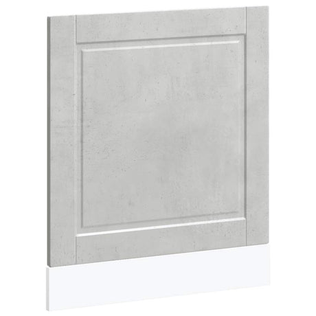 Vidaxl vaatwaspaneel porto 60x1,5x57 cm bewerkt hout betongrijs