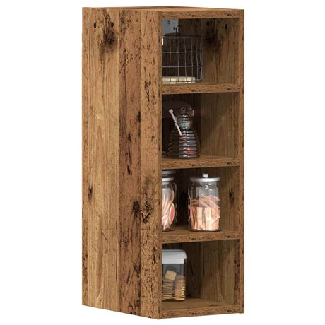 Vidaxl bovenkast riga 20x29,5x60 cm bewerkt hout oud houtkleurig