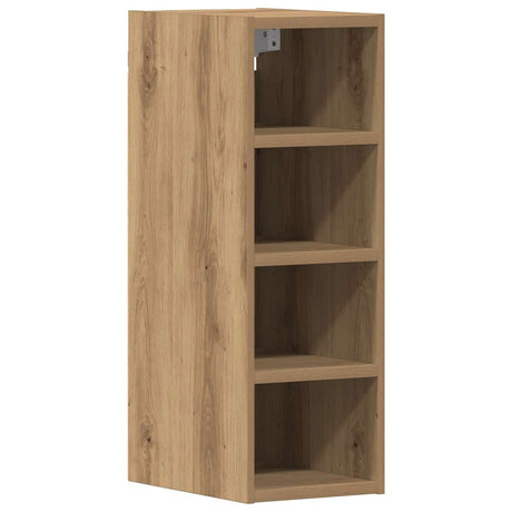 Vidaxl bovenkast riga 20x29,5x60 cm bewerkt hout artisanaal eikenkleur