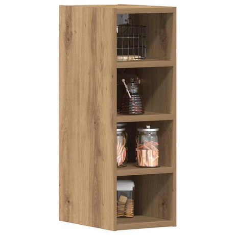 Vidaxl bovenkast riga 20x29,5x60 cm bewerkt hout artisanaal eikenkleur