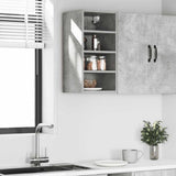 Vidaxl bovenkast riga 30x29,5x60 cm bewerkt hout betongrijs