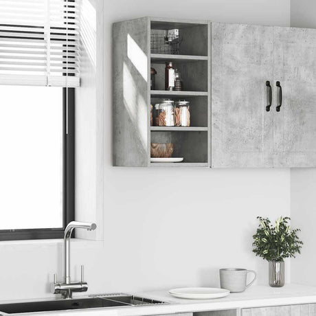 Vidaxl bovenkast riga 30x29,5x60 cm bewerkt hout betongrijs
