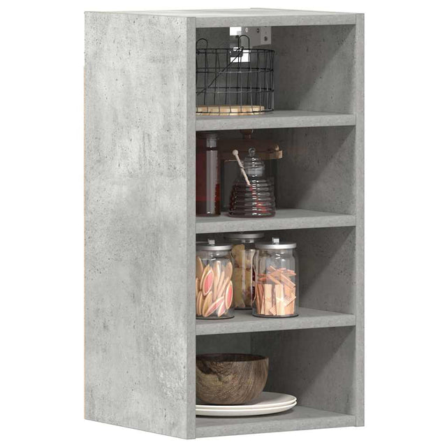 Vidaxl bovenkast riga 30x29,5x60 cm bewerkt hout betongrijs