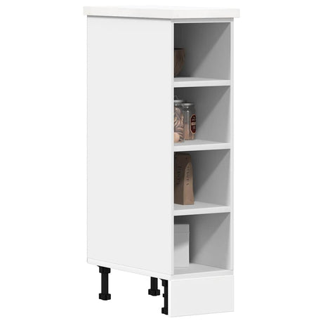 Vidaxl onderkast riga 20x44,5x81,5 cm bewerkt hout wit