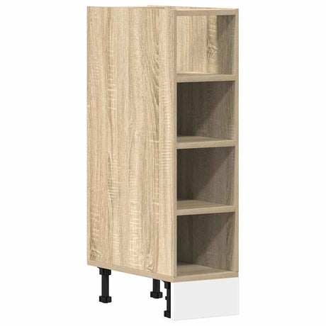 Vidaxl onderkast 20x44,5x81,5 cm bewerkt hout sonoma eikenkleurig
