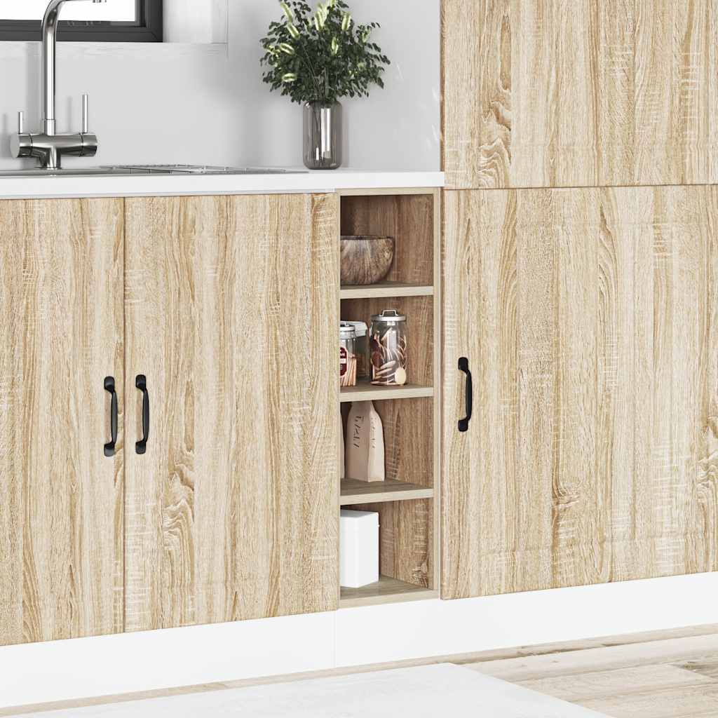 Vidaxl onderkast 20x44,5x81,5 cm bewerkt hout sonoma eikenkleurig
