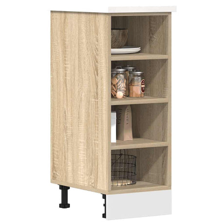 Vidaxl onderkast riga 30x44,5x81,5 cm bewerkt hout sonoma eikenkleurig