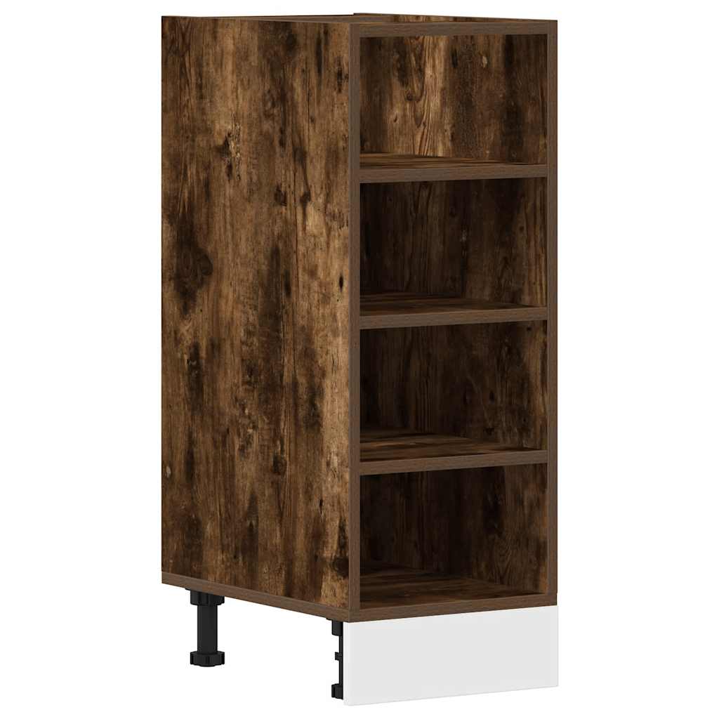 Vidaxl onderkast riga 30x44,5x81,5 cm bewerkt hout gerookt eikenkleurig