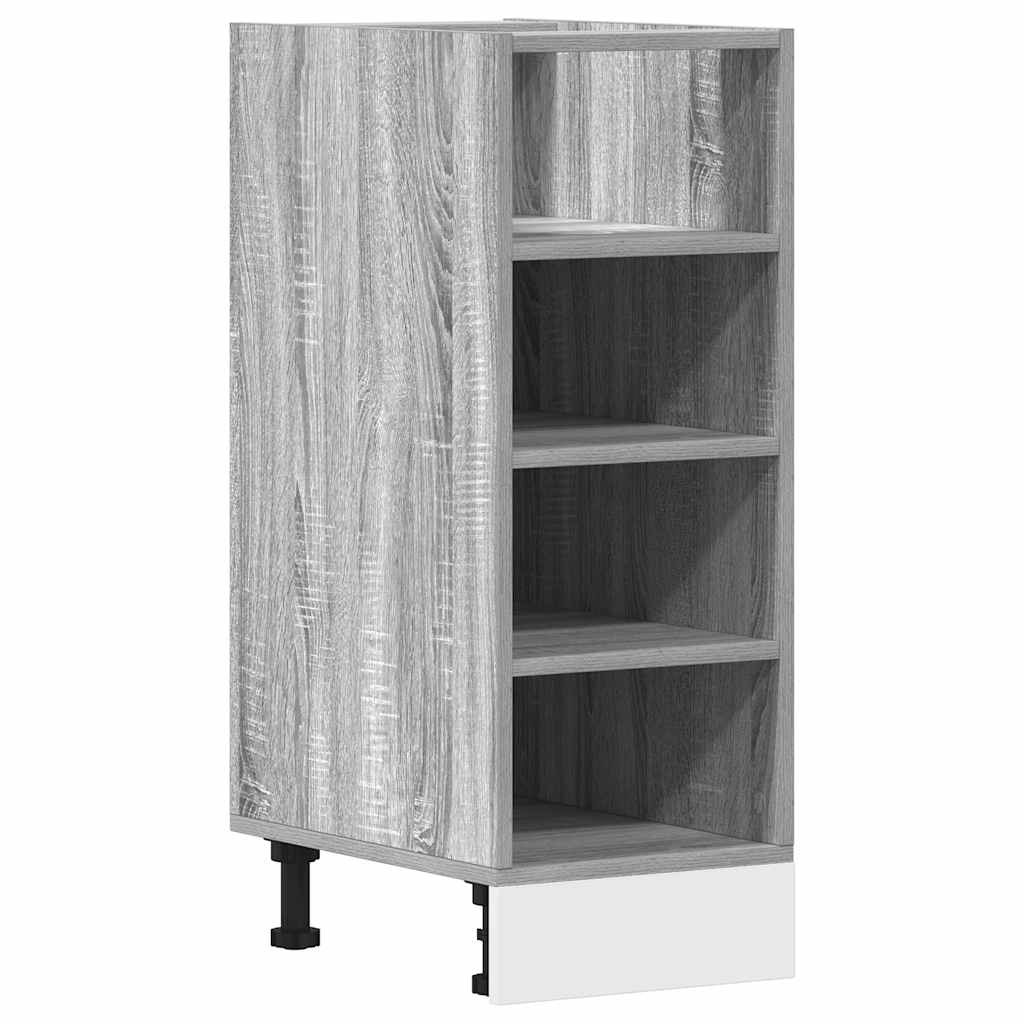 Vidaxl onderkast riga 30x44,5x81,5cm bewerkt hout grijs sonoma eikenkleurig