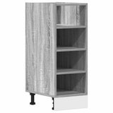 Vidaxl onderkast riga 30x44,5x81,5cm bewerkt hout grijs sonoma eikenkleurig