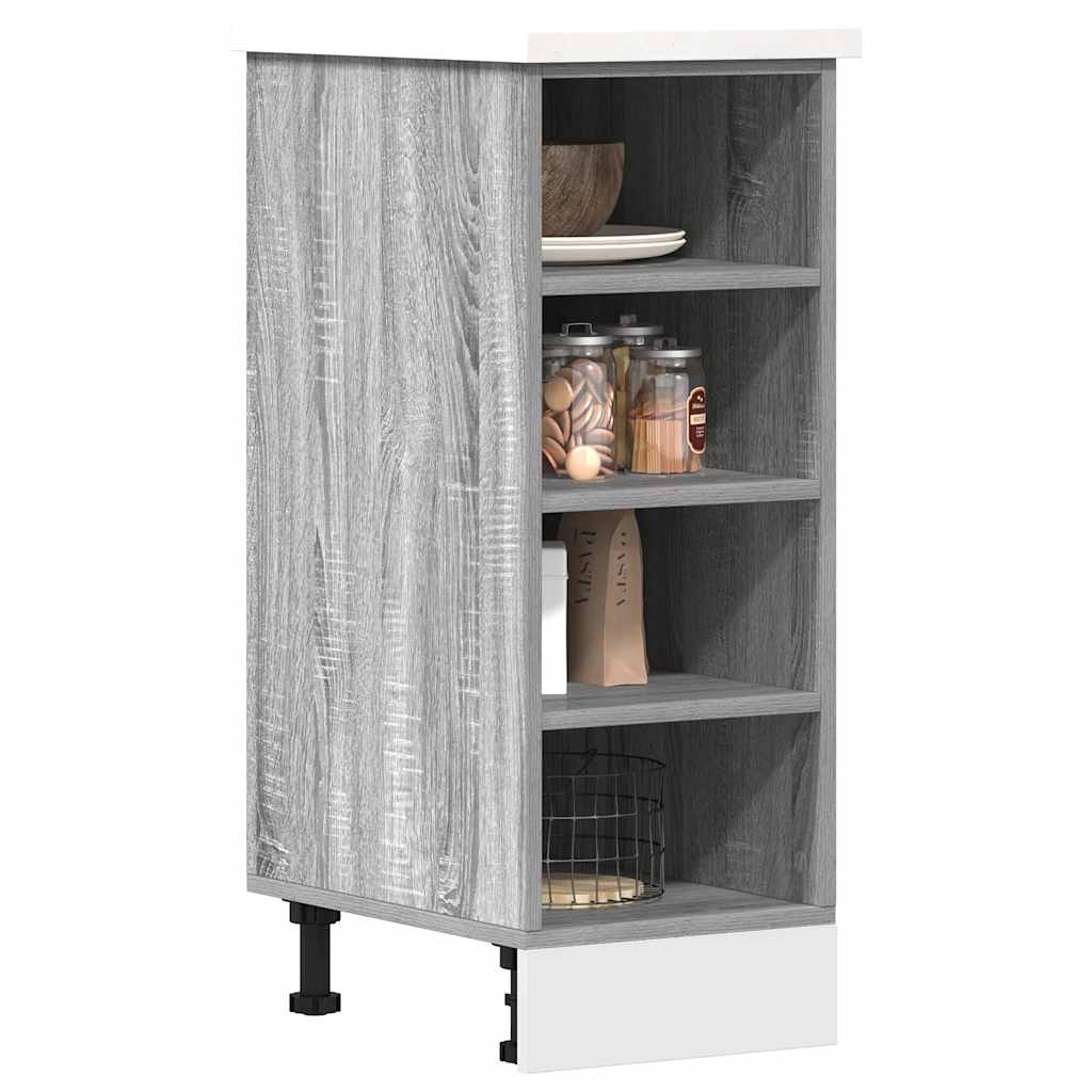 Vidaxl onderkast riga 30x44,5x81,5cm bewerkt hout grijs sonoma eikenkleurig