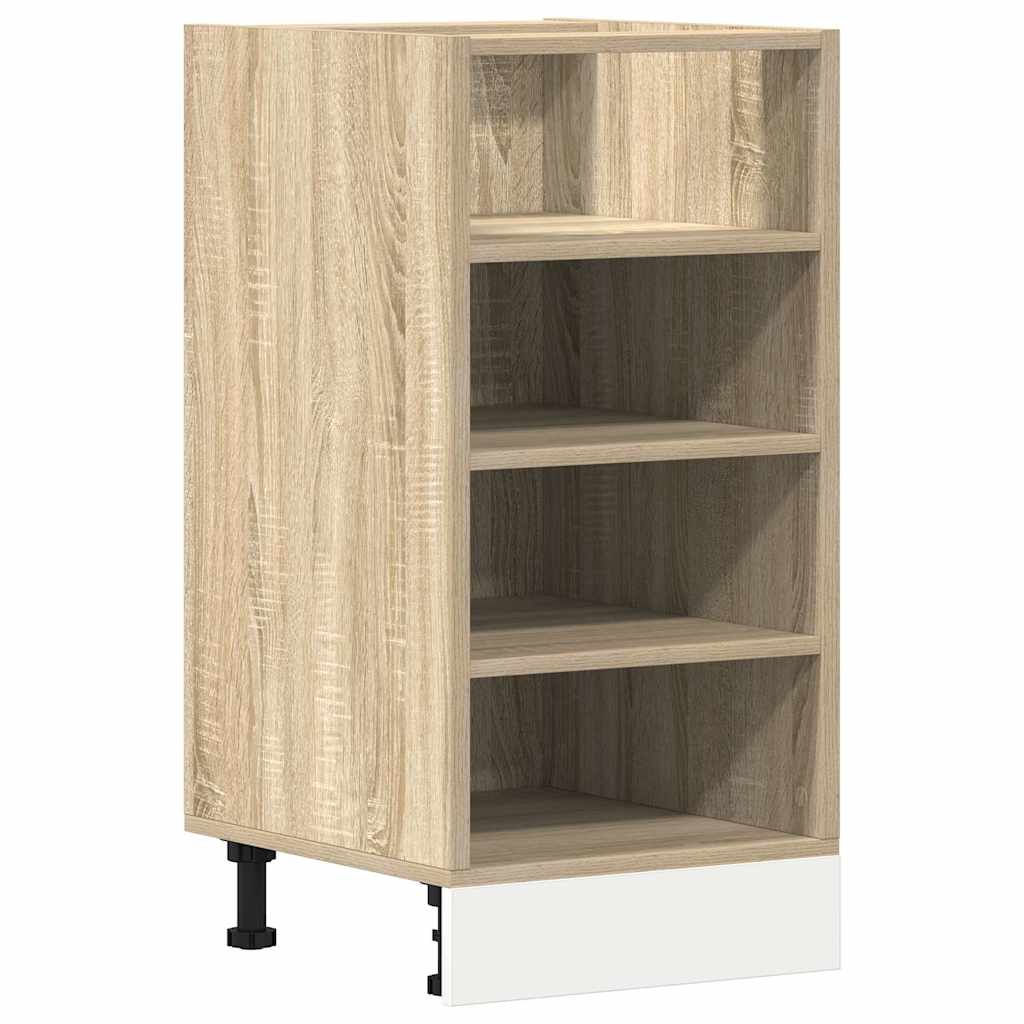 Vidaxl onderkast riga 40x44,5x81,5 cm bewerkt hout sonoma eikenkleurig