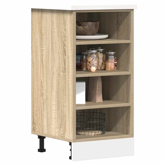 Vidaxl onderkast riga 40x44,5x81,5 cm bewerkt hout sonoma eikenkleurig