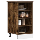 Vidaxl onderkast riga 40x44,5x81,5 cm bewerkt hout gerookt eikenkleurig
