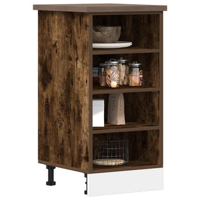 Vidaxl onderkast riga 40x44,5x81,5 cm bewerkt hout gerookt eikenkleurig