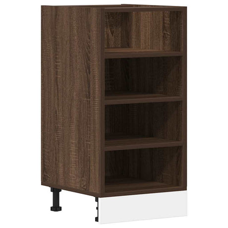 Vidaxl onderkast riga 40x44,5x81,5 cm bewerkt hout bruin eikenkleur