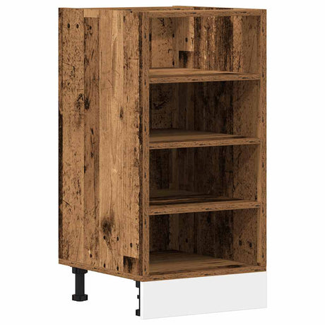 Vidaxl onderkast riga 40x44,5x81,5 cm bewerkt hout oud houtkleurig