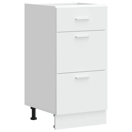 Vidaxl onderkast lyon 40x46x81,5 cm bewerkt hout wit