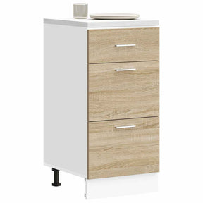 Vidaxl onderkast lyon 40x46x81,5 cm bewerkt hout sonoma eikenkleurig