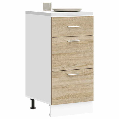 Vidaxl onderkast lyon 40x46x81,5 cm bewerkt hout sonoma eikenkleurig