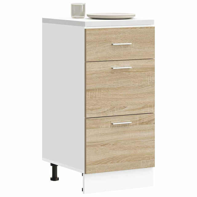 Vidaxl onderkast lyon 40x46x81,5 cm bewerkt hout sonoma eikenkleurig