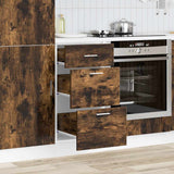 Vidaxl onderkast lyon 40x46x81,5 cm bewerkt hout gerookt eikenkleurig