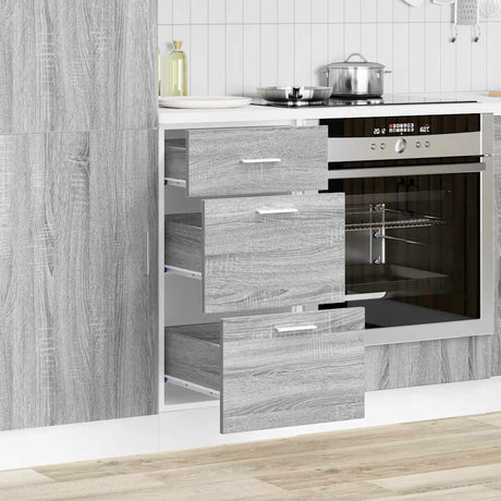 Vidaxl onderkast lyon 40x46x81,5 cm bewerkt hout grijs sonoma eikenkleurig