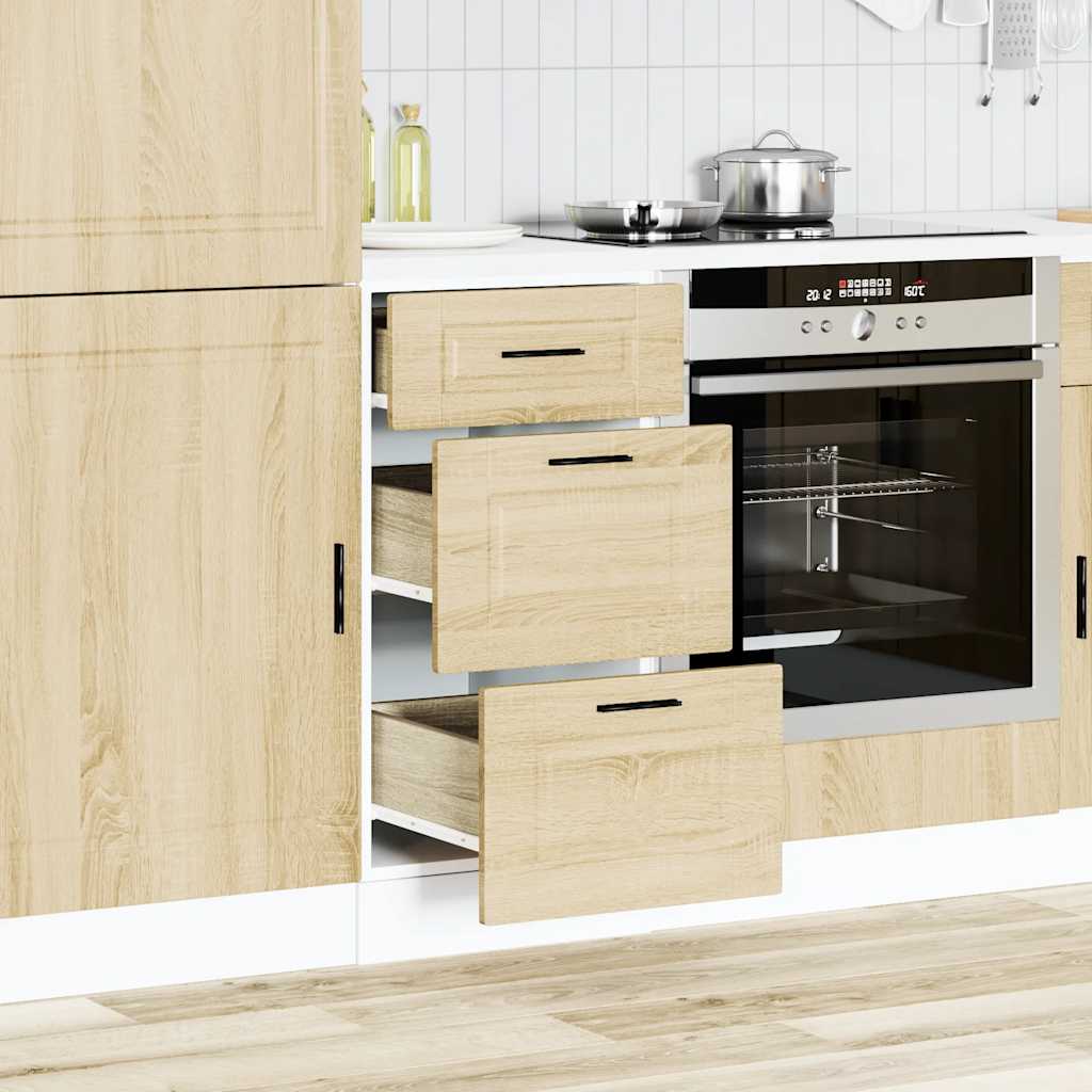 Vidaxl onderkast porto bewerkt hout sonoma eikenkleurig