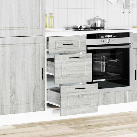 Vidaxl onderkast porto bewerkt hout grijs sonoma eiken