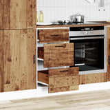Vidaxl onderkast porto bewerkt hout oud houtkleurig