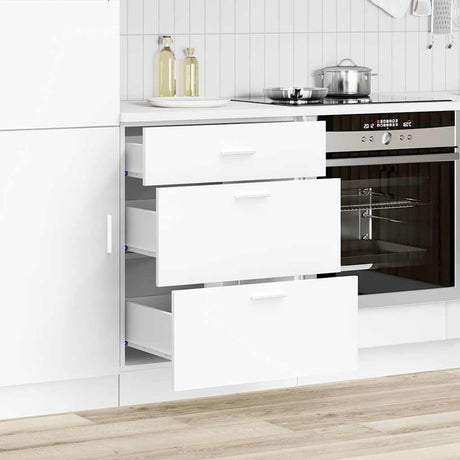 Vidaxl onderkast lyon bewerkt hout wit