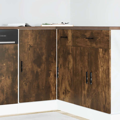 Vidaxl onderkast lyon bewerkt hout gerookt eikenkleurig