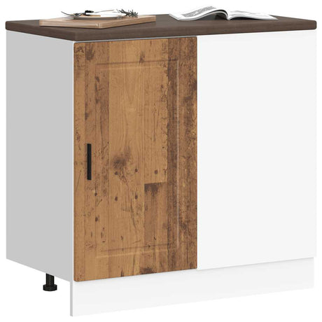 Vidaxl onderkast porto bewerkt hout oud houtkleurig
