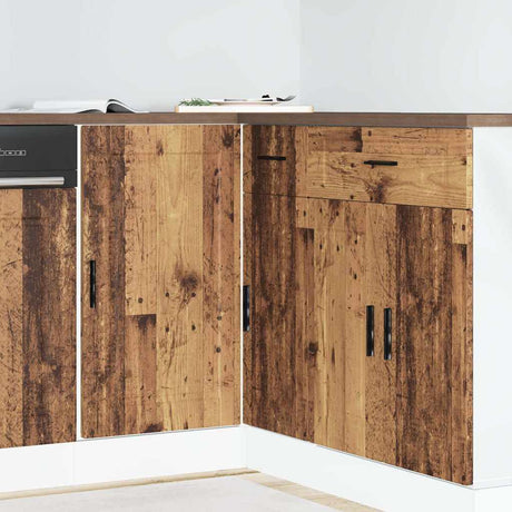 Vidaxl onderkast porto bewerkt hout oud houtkleurig