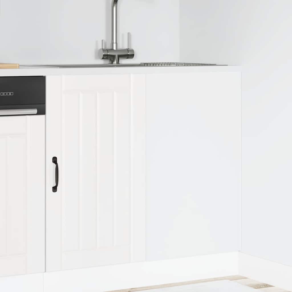 Vidaxl onderkast lucca bewerkt hout wit