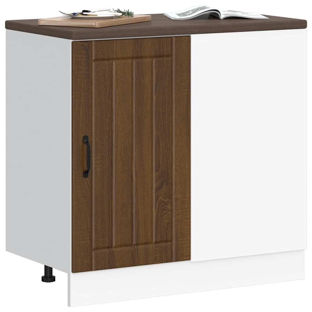 Vidaxl onderkast lucca bewerkt hout bruin eikenkleur