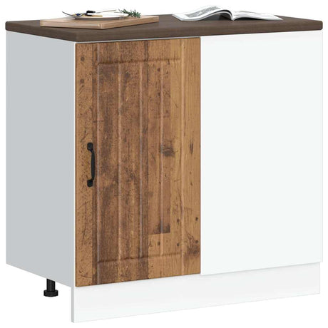 Vidaxl onderkast lucca bewerkt hout oud houtkleurig
