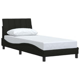 Vidaxl bedframe zonder matras hanko 80x200 cm stof zwart