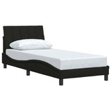 Vidaxl bedframe zonder matras hanko 90x200 cm stof zwart